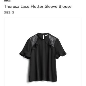 Bird size S flutter sleeve blouse from Stitch Fix